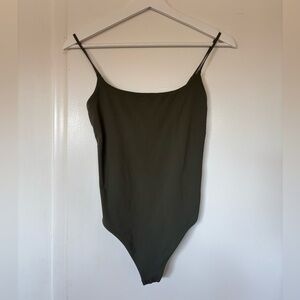 Aritzia Contour Green Bodysuit
